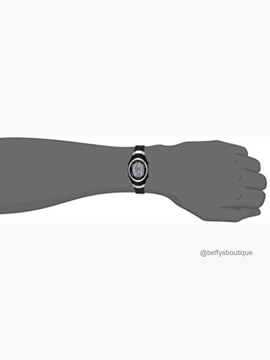 Digital Chronograph Resin Strap Watch with Alarm and Backlight